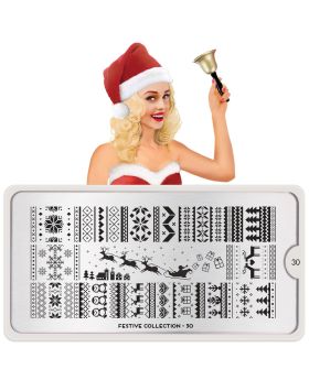 Шаблони за декорация Festive MoYou London-festive_30